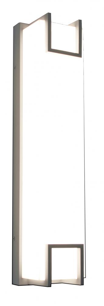 Beaumont LED Outdoor Sconce - 23'' - Textured Grey