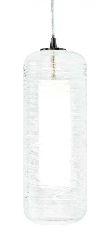 Hermosa Pendant, 4000K,120-277V,SN,Clear Swirl