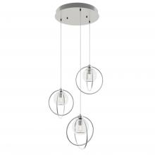 AFX Lighting, Inc. JAMP12MBSNRND3 - Jamie Three Mini-Pendant Medium Base120V