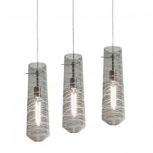 AFX Lighting, Inc. SPP05MBSNSMLNR3 - Spun 3 Light Linear Pendant