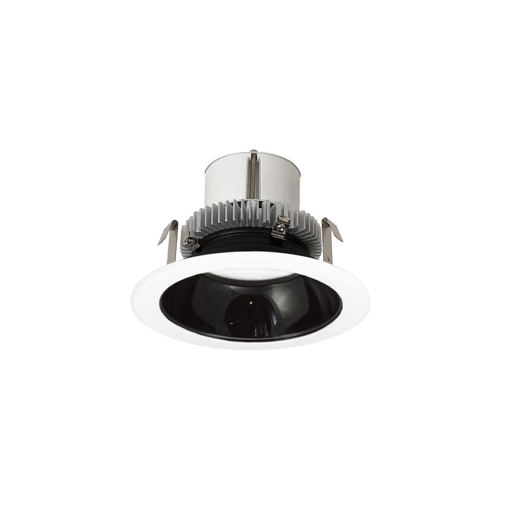 4" Cobalt Click Round Retrofit Reflector, 750lm / 10W, 4000K, Black Reflector / White Flange,