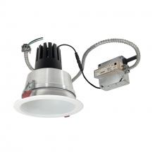 Nora NCR3-61L527FP01MPW - 6" Sapphire III Retrofit, Matte Powder White Reflector/Matte Powder White Flange, 120V; Phase