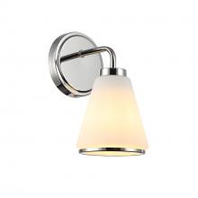 Artcraft AC12121PN - Zoey 1 Light Wall Sconce, Polished Nickel