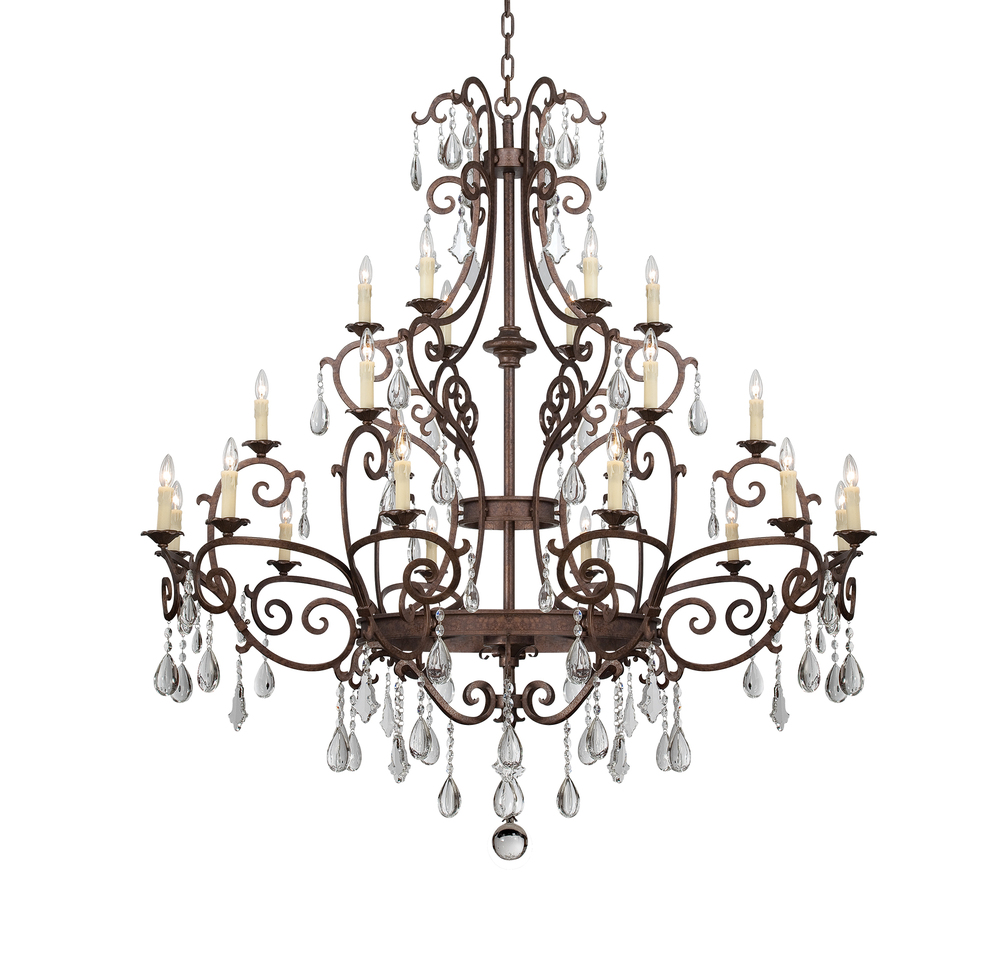 24 light chandelier