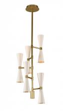 Kalco 310472WVB - Milo 10 Light Foyer Chandelier