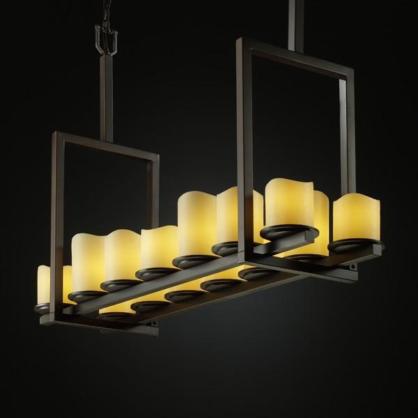 Dakota 14-Light Bridge Chandelier (Tall)