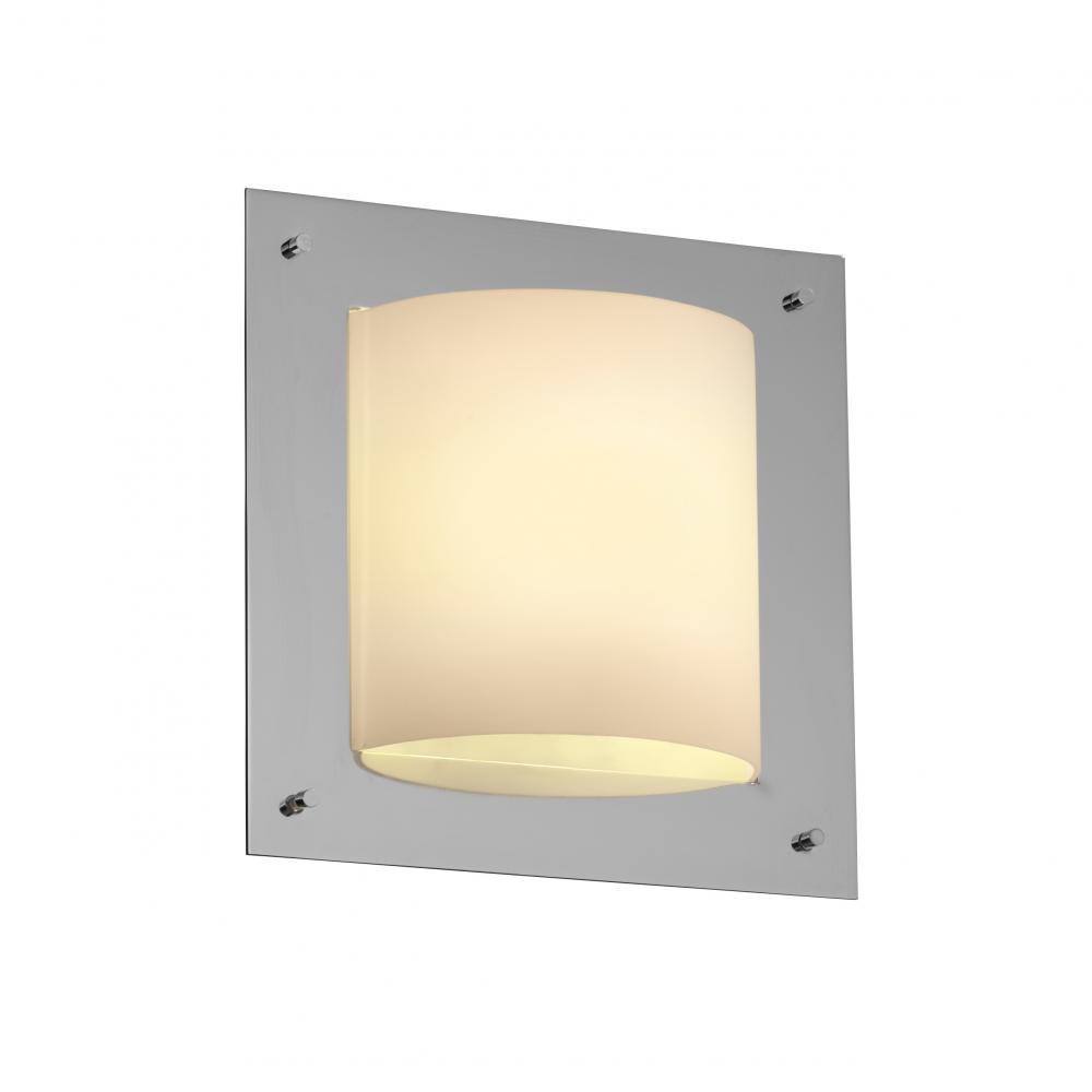 Framed Square 4-Sided Wall Sconce (ADA)