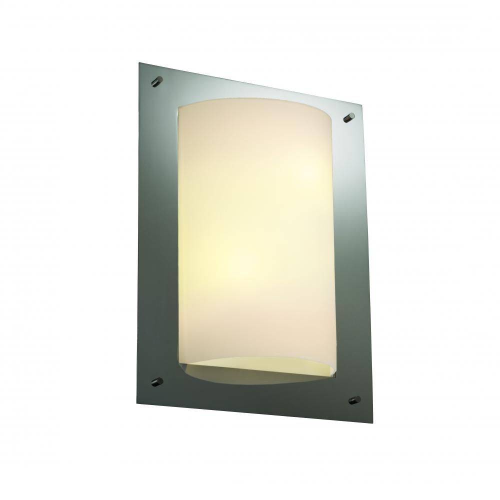 Framed Rectangle 4-Sided Wall Sconce (ADA)