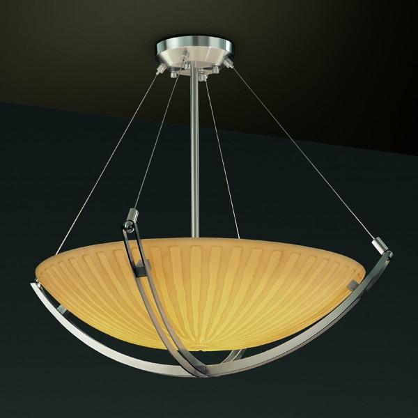 48" Pendant Bowl w/ Crossbar