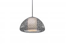 Justice Design Group NSH-8202-BZTO - Dislton 24" 3-Light Dome Pendant