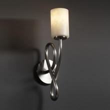 Justice Design Group CLD-8911-10-NCKL - Capellini 1-Light Wall Sconce