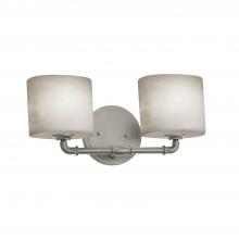 Justice Design Group CLD-8462-30-NCKL - Bronx 2-Light Bath Bar