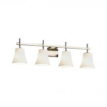 Justice Design Group FSN-8414-20-OPAL-NCKL - Union 4-Light Bath Bar