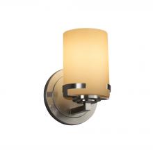 Justice Design Group FSN-8451-10-ALMD-NCKL - Atlas 1-Light Wall Sconce