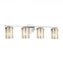 Justice Design Group FSN-8454-10-MROR-CROM - Atlas 4-Light Bath Bar