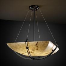 Justice Design Group FAL-9722-25-MBLK-LED-5000 - 24" Pendant Bowl w/ Crossbar