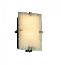 Justice Design Group FSN-5551-DROP-DBRZ-LED-2000 - Clips Rectangle Wall Sconce (ADA)