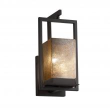 Justice Design Group FSN-7511W-MROR-MBLK - Laguna 1-Light LED Outdoor Wall Sconce