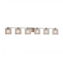 Justice Design Group FSN-8446-30-FRCR-NCKL - Era 6-Light Bath Bar