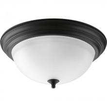 Progress P3926-80 - Three-Light Dome Glass 15-1/4" Close-to-Ceiling