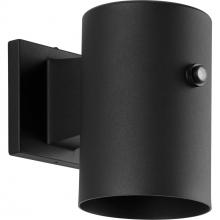 Progress P550101-031-30 - 5" Black LED Outdoor Aluminum Wall Mount Cylinder with Photocell