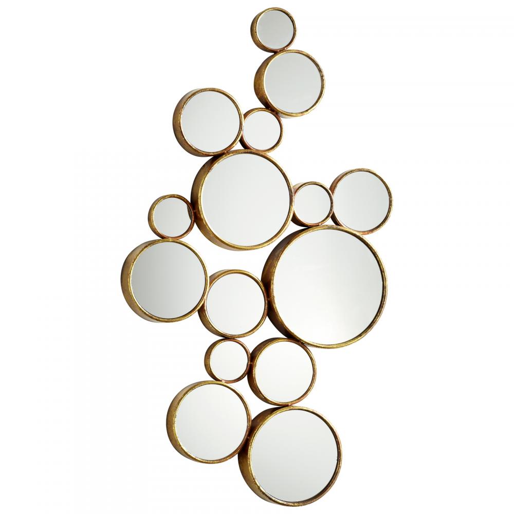 Bubbles Mirror | Gold