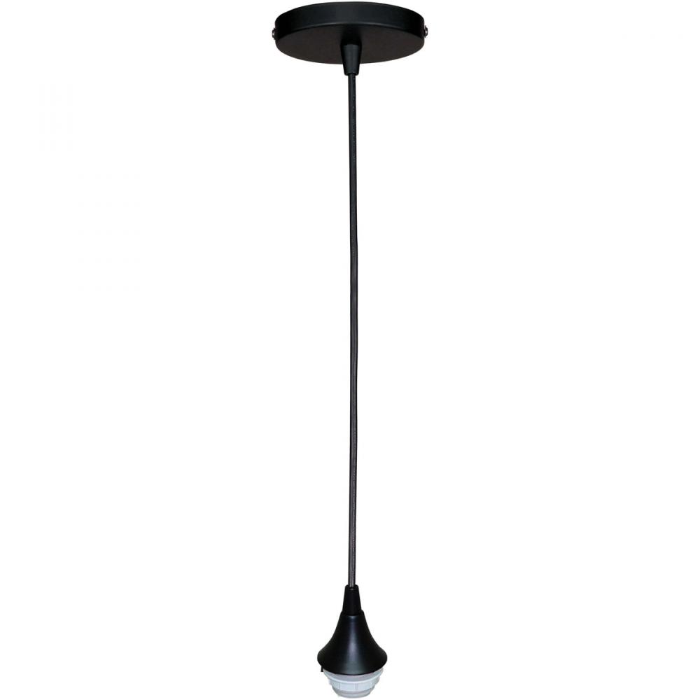 Design-A-Fixture 1 Light Mini Pendant Hardware in Matte Black