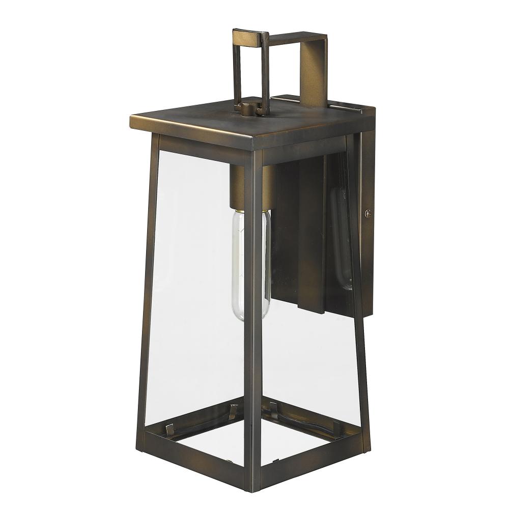 Alden 1-Light Oil-Rubbed Bronze Wall Light