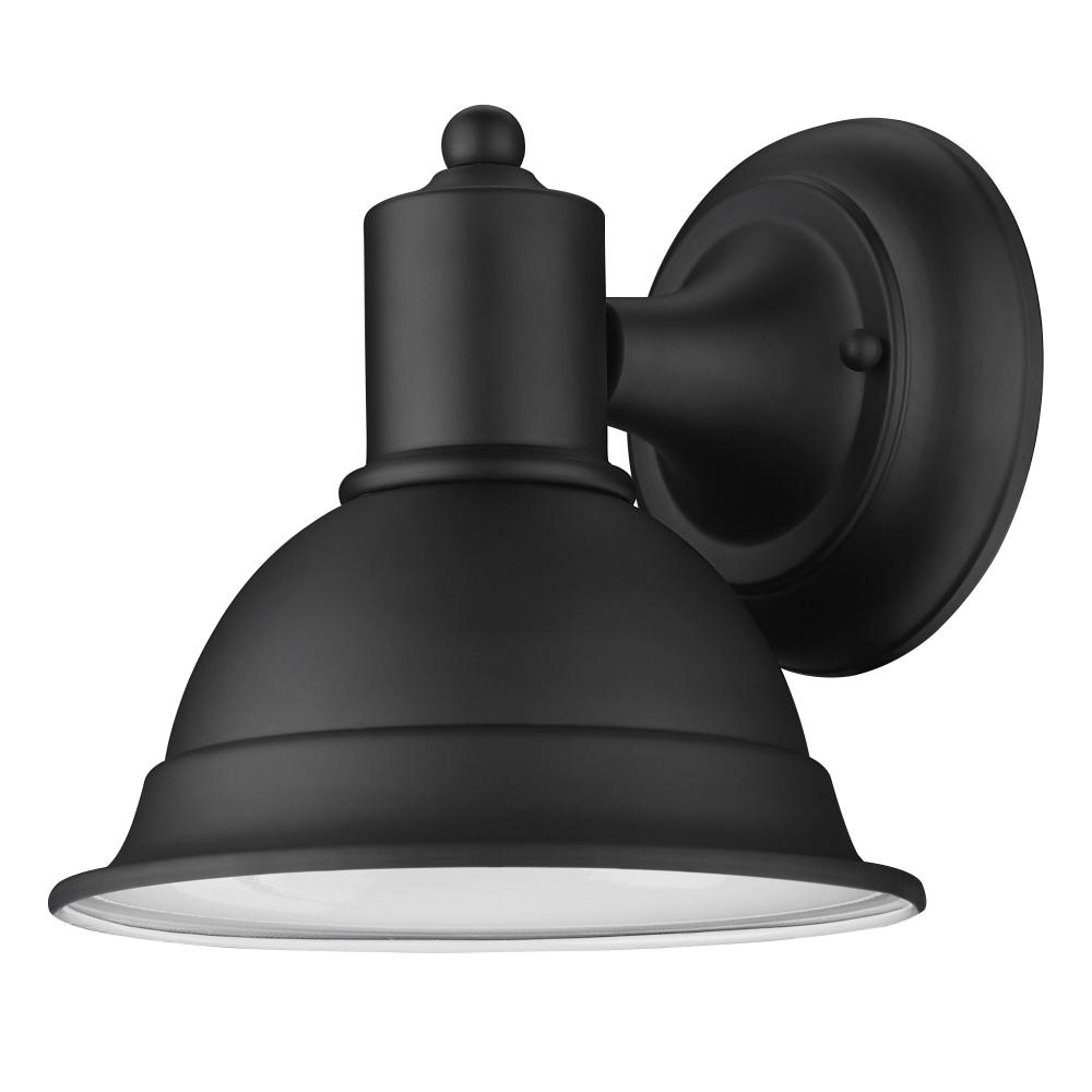 Colton 1-Light Matte Black Wall Light