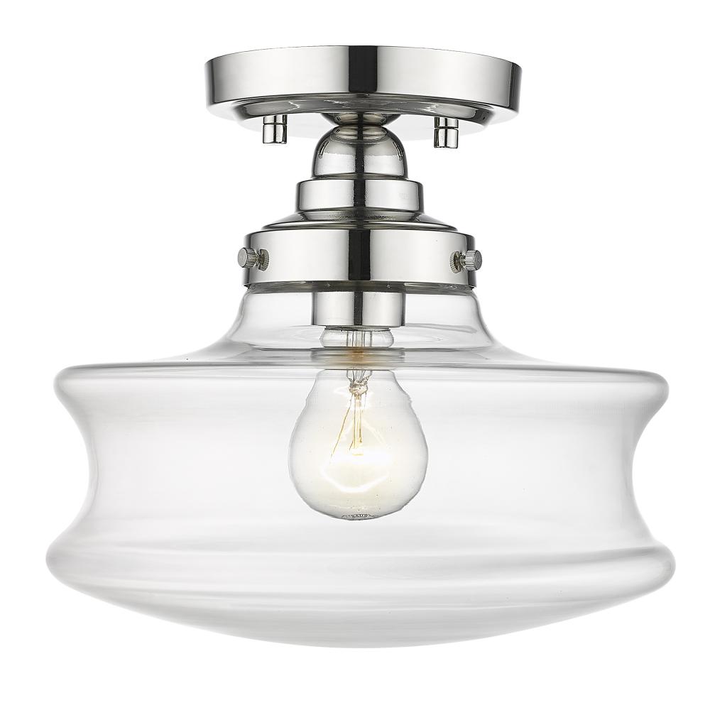 1-Light Convertible Semi-Flush