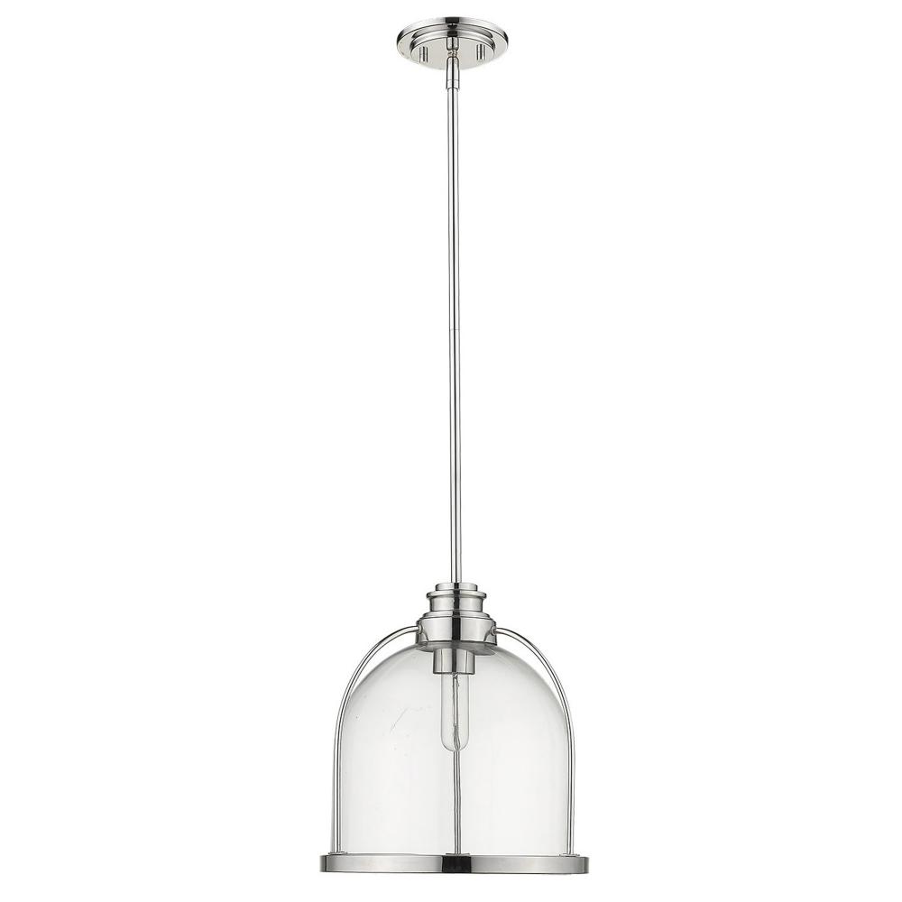 Stanton 1-Light Polished Nickel Pendant