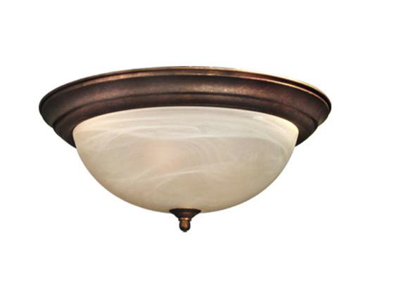 Bronze Bowl Flush Mount