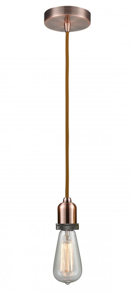 Whitney - 1 Light - 2 inch - Antique Copper - Cord hung - Mini Pendant