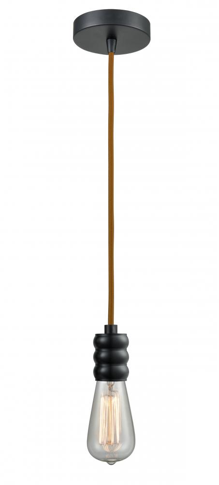 Gatsby - 1 Light - 2 inch - Matte Black - Cord hung - Mini Pendant