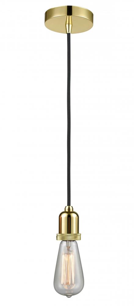 Whitney - 1 Light - 2 inch - Gold - Cord hung - Mini Pendant