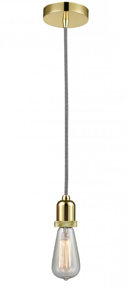 Whitney - 1 Light - 2 inch - Gold - Cord hung - Mini Pendant