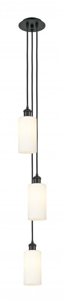 Crown Point - 3 Light - 7 inch - Matte Black - Multi Pendant