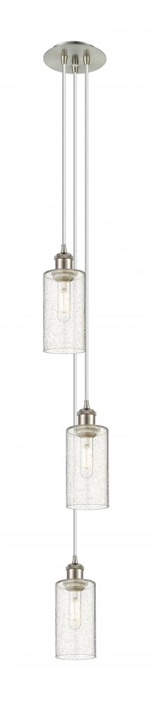 Crown Point - 3 Light - 7 inch - Brushed Satin Nickel - Multi Pendant