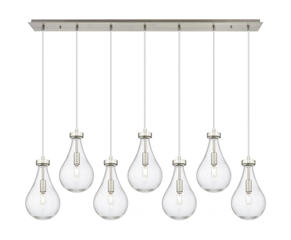 Owego - 7 Light - 49 inch - Brushed Satin Nickel - Linear Pendant