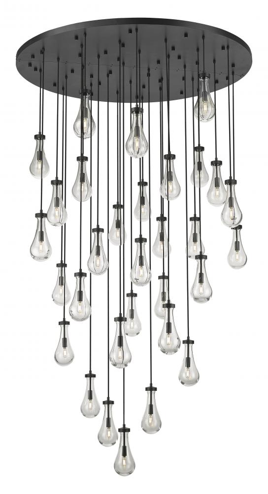 Owego - 31 Light - 60 inch - Matte Black - Multi Pendant