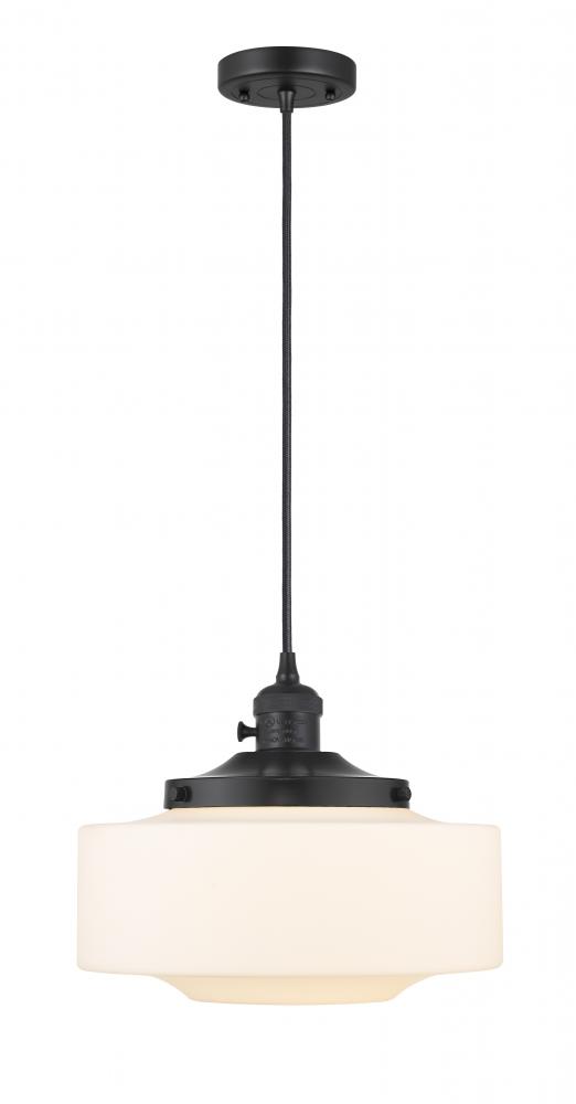 Bridgeton - 1 Light - 16 inch - Matte Black - Cord hung - Mini Pendant