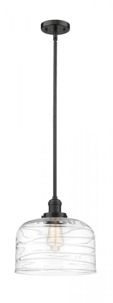 Bell - 1 Light - 12 inch - Oil Rubbed Bronze - Stem Hung - Mini Pendant