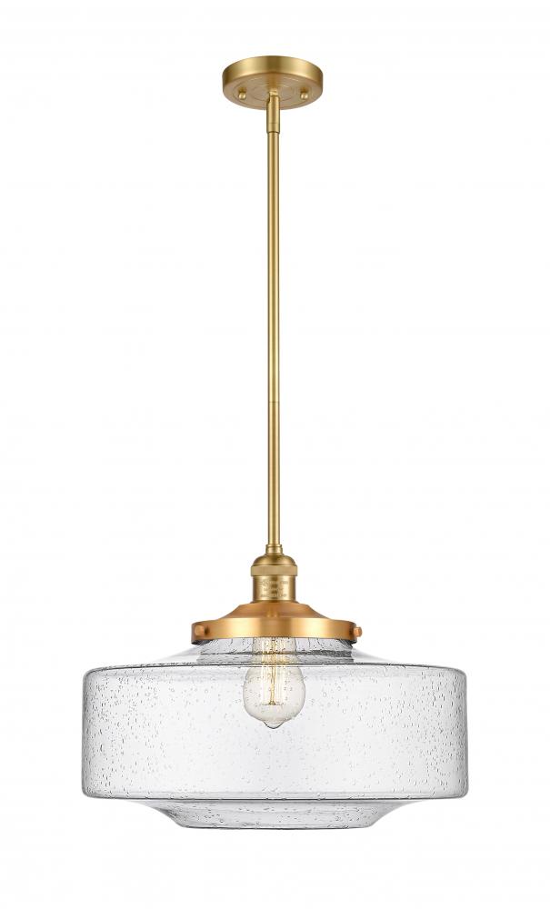 Bridgeton - 1 Light - 16 inch - Satin Gold - Stem Hung - Mini Pendant