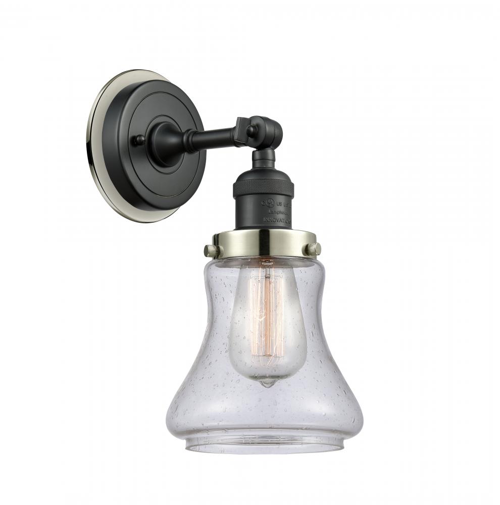 Bellmont - 1 Light - 7 inch - Matte Black - Sconce