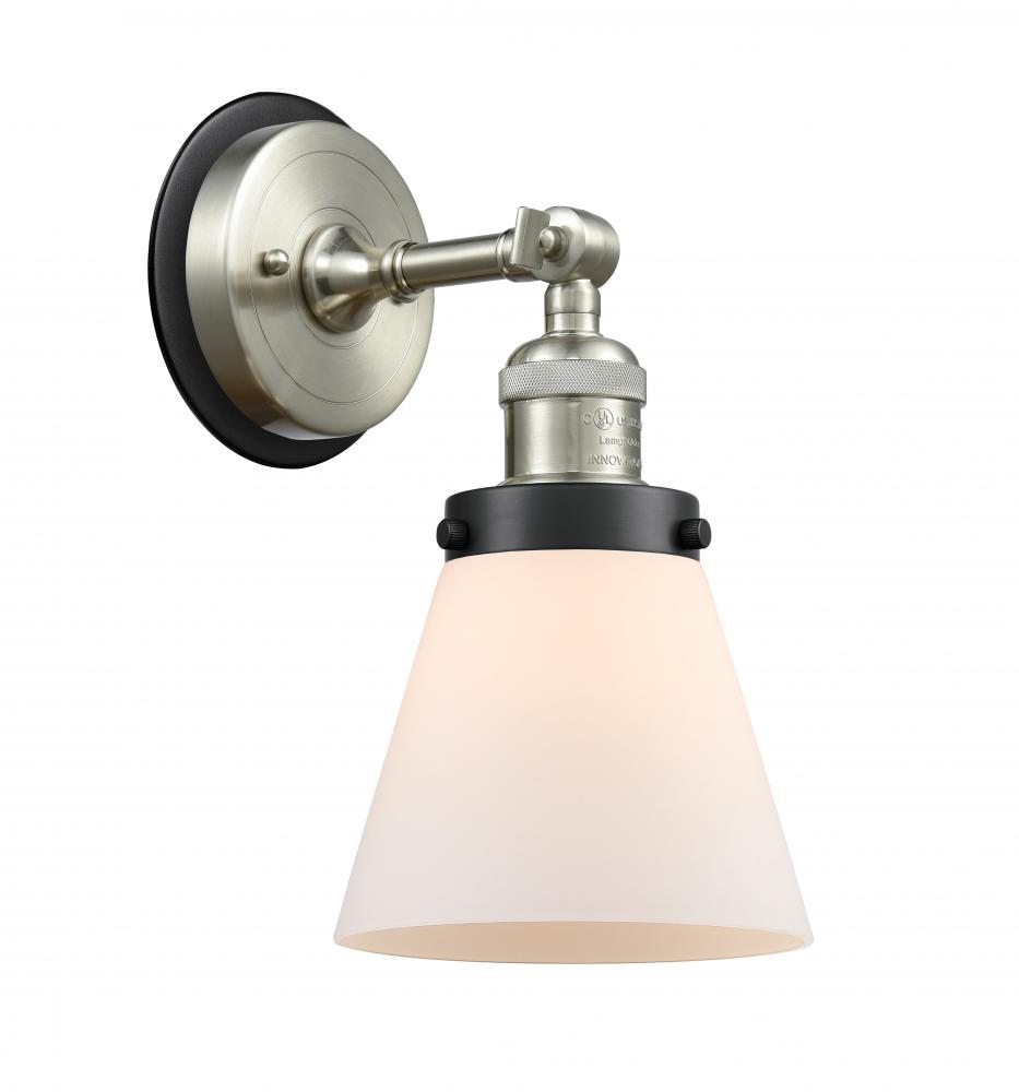 Cone - 1 Light - 6 inch - Polished Chrome - Sconce