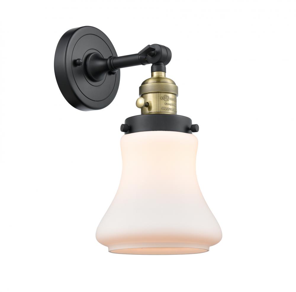 Bellmont - 1 Light - 7 inch - Black Antique Brass - Sconce