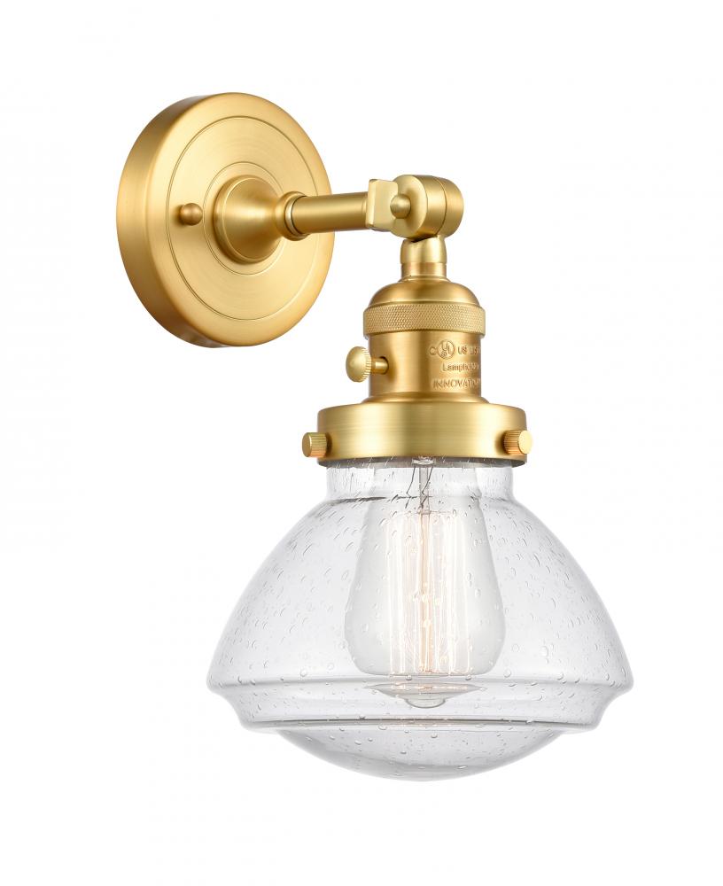 Olean - 1 Light - 7 inch - Satin Gold - Sconce