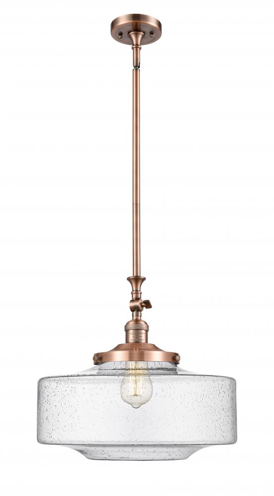 Bridgeton - 1 Light - 16 inch - Antique Copper - Stem Hung - Mini Pendant