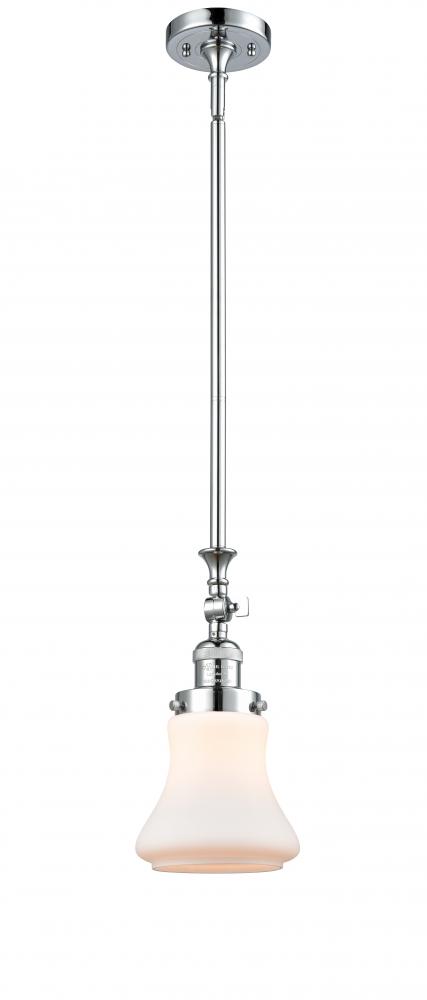 Bellmont - 1 Light - 6 inch - Polished Chrome - Stem Hung - Mini Pendant