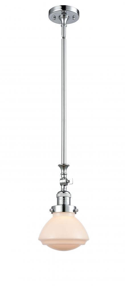 Olean - 1 Light - 7 inch - Polished Chrome - Stem Hung - Mini Pendant